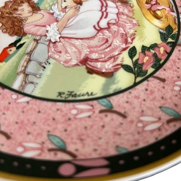 Vintage Mary Had a Little Lamb plate from Once upon a Rhyme series - Picture 3 of 12